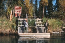Access enhancements including ADA accessible fishing platforms and improved amenities are some of the products of ADFampGs Sport Fish Restoration work projects Photo ADFampG