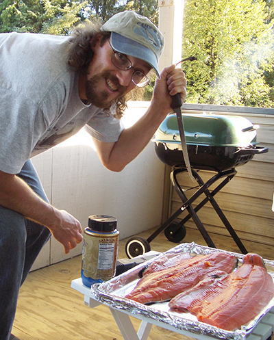 The chef at work Photo courtesy Arlo Midgett