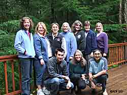 Left to right top Kristy Tibbles Lori Van Steenwyk Joe Chythlook Clare StSure Sherry Wright Rena Balzer Diana Cote Left to right bottom Scott Crass Rita St Louis Charlie Gregg