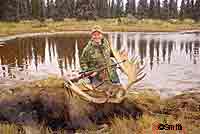 Roy Smith with a nice bull moose Smith and his son Travis have submitted several photos included in ADFampGs hunting reg boooks
