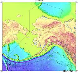 The North Pacific Fishery Management Council has exclusive jurisdiction over Alaskas 900000 square mile Exclusive Economic Zone within the outline The yellow indicates floor of the shallow Bering Sea