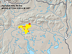 The Alphabet Hills are in the upper Copper River Basin northwest of Glennallen The Richardson Highway is on the right