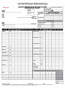 The groundfish paper fish ticket Fish tickets are the backbone of the ADFampG commercial fishery database