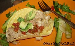 Halibut fajita Riley Woodford photo