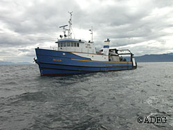 The RV Medeia is used by ADFampG and others for a variety of research projects
