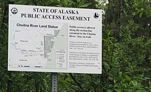 In Alaska the public has a constitutional right to access on and use of navigable and public waters regardless of who owns the underlying bed