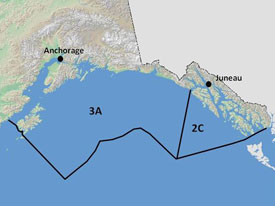 International Pacific Halibut Commission Regulatory areas included in halibut allocation