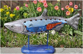 The emCopper River Queenem created by artist writer  and information officer Katie Sechrist