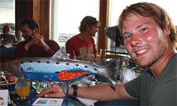 Prince William Sound gillnetter and seiner Derek Blake of Anchorage was the lucky high bidder and bought the queen