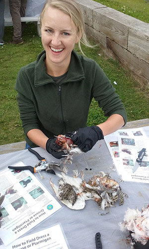 An Alaskans Afield small game field dressing class