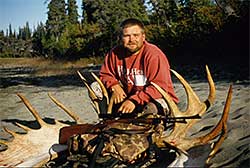 Utah hunter Luke Frazier collected this trophy moose on a successful in Southwestern Alaska