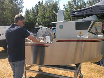 Division of Commercial Fisheries Director Jeff Regnart and the FV Sustainability at the Governorrsquos Picnic