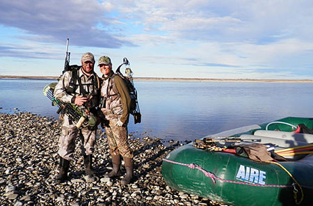 A family hunting trip along the Sag River
