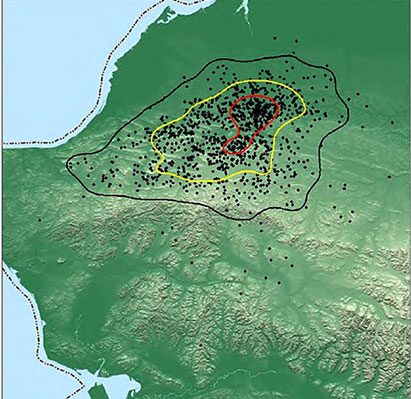 Western Arctic caribou herd ndash calving grounds
