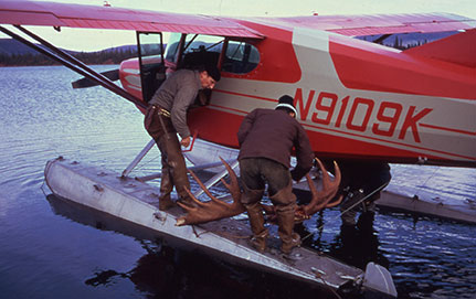 Many Alaska hunters use flyin services for hunting and its important to plan for the strengths and limitations of aircraft For example duffel bags are good suitcases and coolers are bad