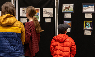 The student art gallery