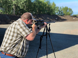 A Utahbased Hunter Ed administrator trying out highercaliber rifles used in Alaska to hunt big game