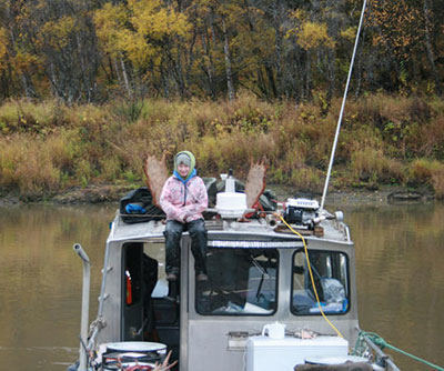 Jadelyn Betsy Murray on a family trip on the Yukon River Photo courtesy Jacquelyn Crace Murray