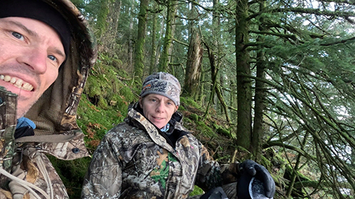 ADFampG biologist Justin Jenniges and veterinarian Annette Roug prepare to successfully dart a Steller sea lion for biological sampling See the video for details