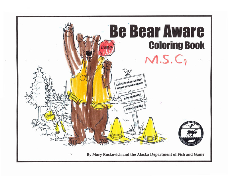 Be Bear Aware Coloring Book - Alaska Department of Fish and Game (ADFG)