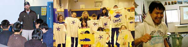Educational outreach at the Chignik area schools