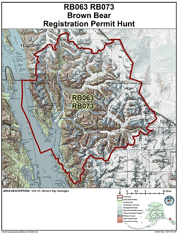 Map of brbear hunt number rb063