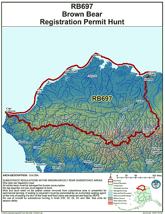 Map of brbear hunt number rb697