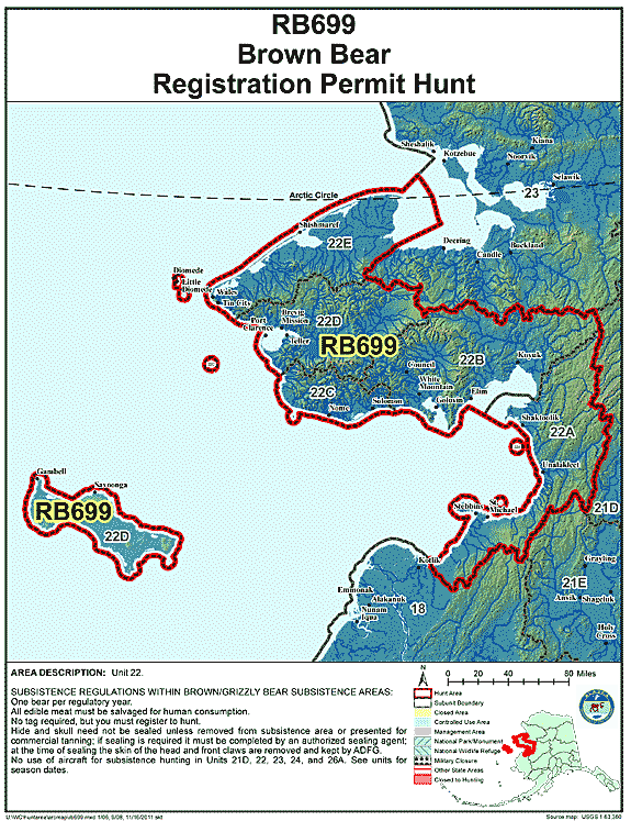 Map of brbear hunt number rb699