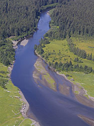 Situk River aerial